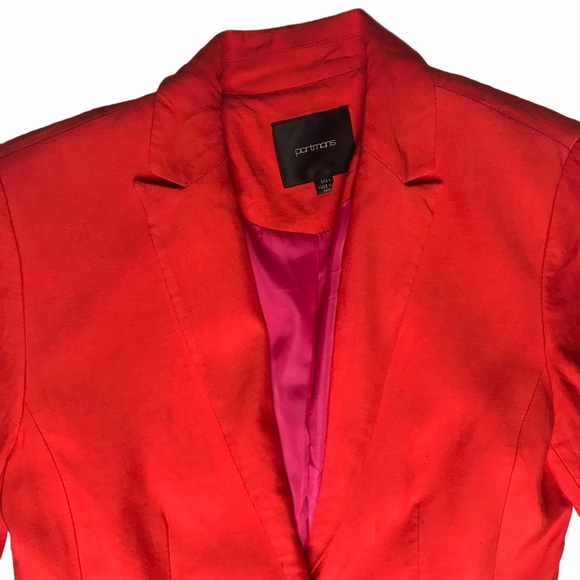 Portmans Orange Corporate Bolero Jacket Size 6 - Picture 2 of 11